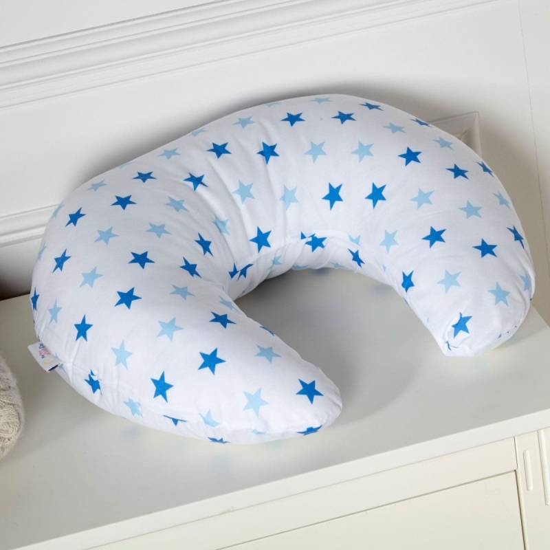 Stillkissen - Little Blue Star (NUR BEZUG) von For Your Little One