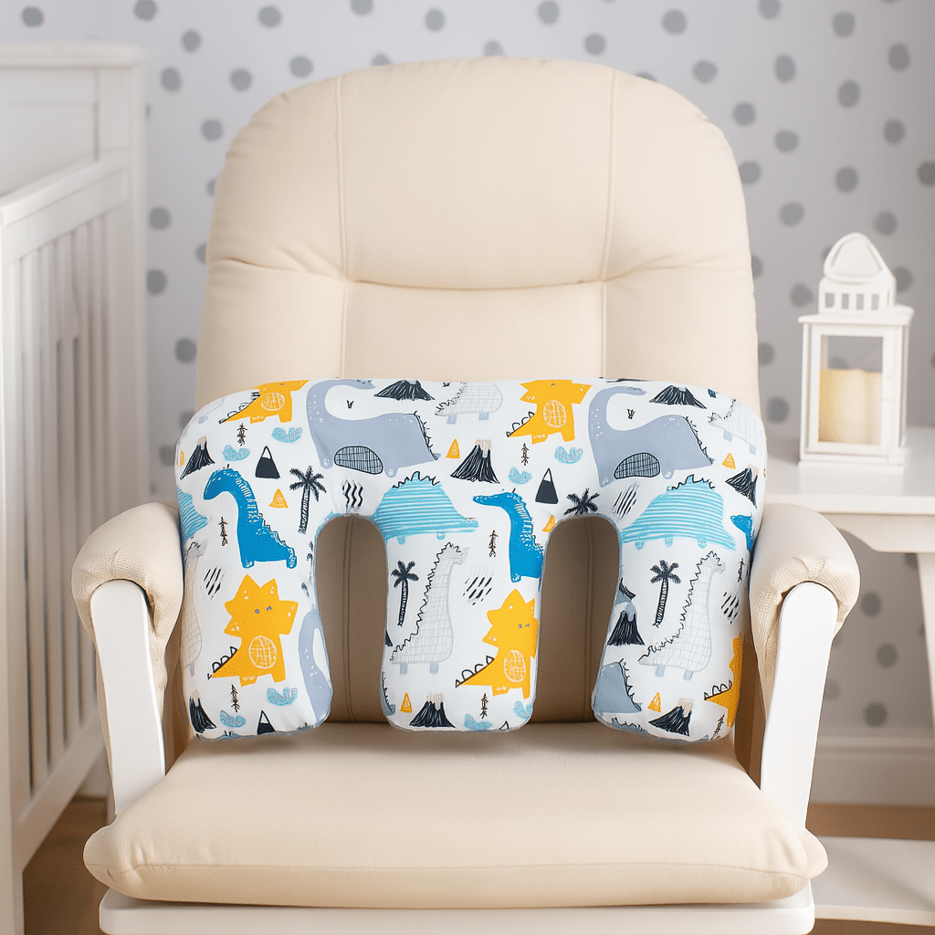 Stillkissen für Zwillingsschwangerschaften - Dino von For Your Little One