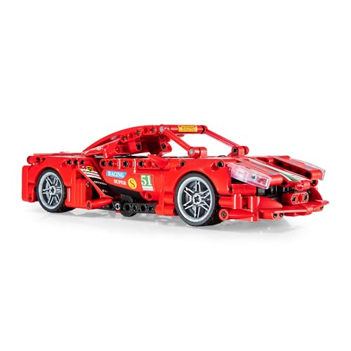 Forange - Bausteine Kinder, Bausteine-Set Auto Roboter Engine-Morph - 2in1 Spielzeug-Modell zum Bauen - Konstruktionsspielzeug für Mädchen und Jungen, Geschenk Kinder Jungen Mädchen - Rot Forange - Bausteine Kinder, Bausteine-Set Auto Roboter Engine-Morph - 2in1 Spielzeug-Modell zum Bauen - Konstruktionsspielzeug für Mädchen und Jungen, Geschenk Kinder Jungen Mädchen - Rot von Forange