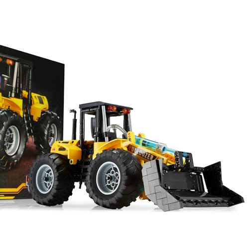 Forange - Bausteine Kinder, Bausteine-Set Hydraulischer Bulldozer - Spielzeug-Modell zum Bauen - Konstruktionsspielzeug für Mädchen und Jungen, Geschenk für Kinder, Jungen und Mädchen Forange - Bausteine Kinder, Bausteine-Set Hydraulischer Bulldozer - Spielzeug-Modell zum Bauen - Konstruktionsspielzeug für Mädchen und Jungen, Geschenk für Kinder, Jungen und Mädchen von Forange