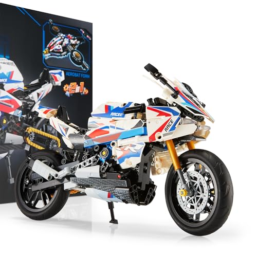 Forange - Bausteine Kinder, Bausteine-Set Reise Motorrad - 2in1 Spielzeug-Modell zum Bauen - Konstruktionsspielzeug für Mädchen und Jungen, Geschenk für Kinder, für Jungen und Mädchen Forange - Bausteine Kinder, Bausteine-Set Reise Motorrad - 2in1 Spielzeug-Modell zum Bauen - Konstruktionsspielzeug für Mädchen und Jungen, Geschenk für Kinder, für Jungen und Mädchen von Forange