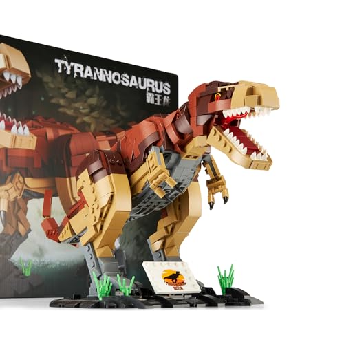 Forange - Bausteine Kinder, Bausteine-Set Tyrannosaurus - Spielzeug-Modell zum Bauen - Konstruktionsspielzeug für Mädchen und Jungen, Geschenk für Kinder ab 6 Jahren, für Jungen und Mädchen Forange - Bausteine Kinder, Bausteine-Set Tyrannosaurus - Spielzeug-Modell zum Bauen - Konstruktionsspielzeug für Mädchen und Jungen, Geschenk für Kinder ab 6 Jahren, für Jungen und Mädchen von Forange