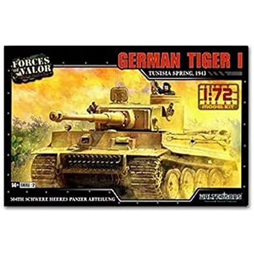 Forces of Valor 1:72 Dt. Tiger I DAK 1943 fr. Prod. Kit - Standmodell, Modellbau, Diorama Modell, Militär Modellbau, Plastik Bausatz, Sandfarben Forces of Valor 1:72 Dt. Tiger I DAK 1943 fr. Prod. Kit - Standmodell, Modellbau, Diorama Modell, Militär Modellbau, Plastik Bausatz, Sandfarben von Forces Of Valor