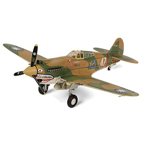 Forces of Valor 1:72 US Curtiss P-40B Hawk 81A-2 1942 - Standmodell, Modellbau, Diorama Modell, Militär Modellbau, Militär Flugzeug Modell von Forces Of Valor