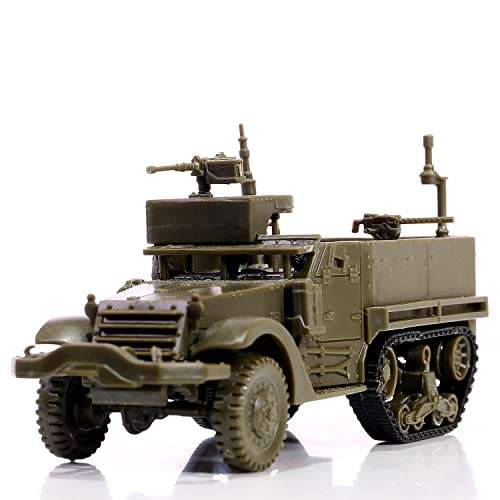 Forces Of Valor 1:72 US M3A1 Halbkette Normandie 1944 - Standmodell, Modellbau, Diorama Modell, Militär Modellbau, Plastik Bausatz von Forces Of Valor