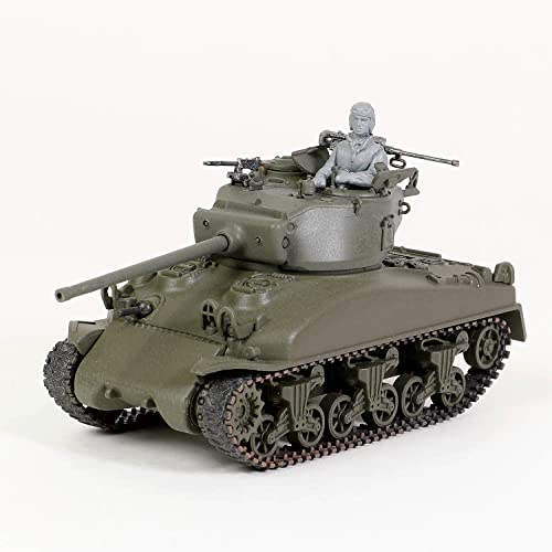 Forces of Valor 1:72 US Sherman M4A1(76) September 1944 - Standmodell, Modellbau, Diorama Modell, Militär Modellbau, Plastik Bausatz, Brown-Olive von Forces Of Valor