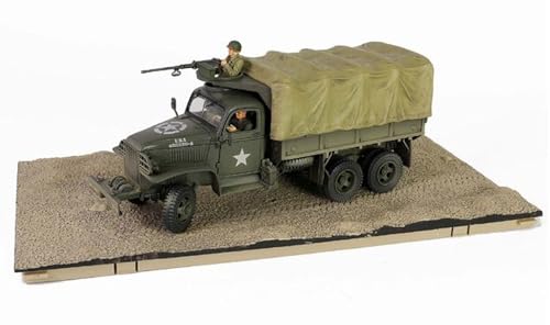 Forces of Valor 1:32 US GMC CCKW 353B w. 1609 cab- Standmodell, Modellbau, Diorama Modell, Militär Modellbau, Die-Cast Modell, Silber/Grau von Forces Of Valor