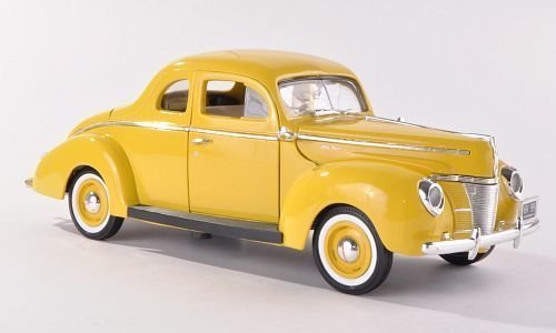 Ford Coupe, gelb, 1940, Modellauto, Fertigmodell, Motormax 1:18 von Ford