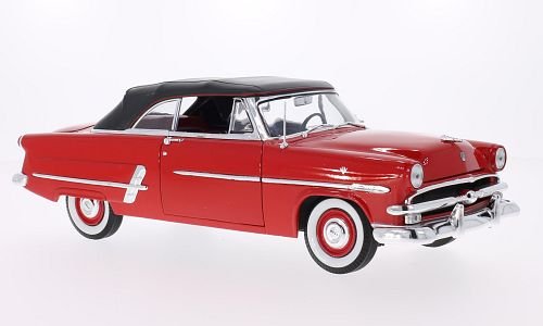Ford Crestline Sunliner, rot, 1953, Modellauto, Fertigmodell, Welly 1:18 von Ford
