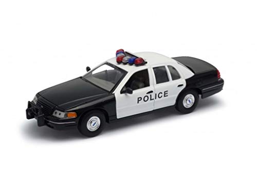 Ford Crown Victoria, Police, 0, Modellauto, Fertigmodell, Welly 1:24 von Ford