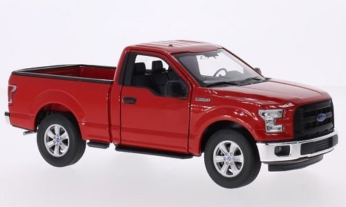 Ford F-150, rot, 2015, Modellauto, Fertigmodell, Welly 1:24 von Ford