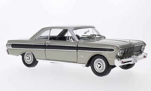 Ford Falcon, metallic-grau/schwarz, 1964, Modellauto, Fertigmodell, Lucky Die Cast 1:18 von Ford