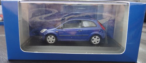 Ford Fiesta, met.-blau, 3-Türer, 2002, Modellauto, Minichamps 1:43 von Ford