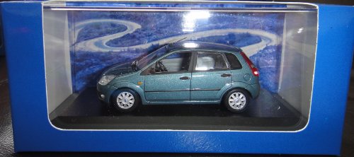 Ford Fiesta, met.-petrol, 5-Türer, 2002, Modellauto, Fertigmodell, Minichamps 1:43 von Ford