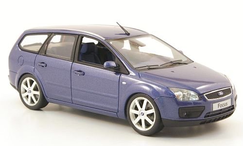 Ford Focus Turnier, met.-blau , 2006, Modellauto, Fertigmodell, Minichamps 1:43 von Ford