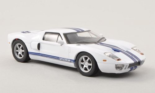 Ford GT, weiss/blau , Modellauto, Fertigmodell, SpecialC.-68 1:43 von Ford