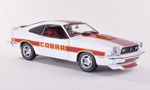 Ford Mustang MKII Cobra II, weiss/dkl.-rot , 1978, Modellauto, Fertigmodell, Greenlight 1:18 Ford Mustang MKII Cobra II, weiss/dkl.-rot , 1978, Modellauto, Fertigmodell, Greenlight 1:18 von Ford