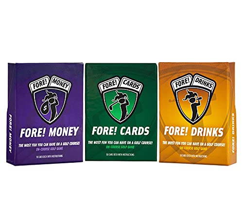Fore! Cards Game Bundle - 3 On-Course Golfspiele, jede Menge Spaß! Fore! Cards Game Bundle - 3 On-Course Golfspiele, jede Menge Spaß! von Fore! Cards