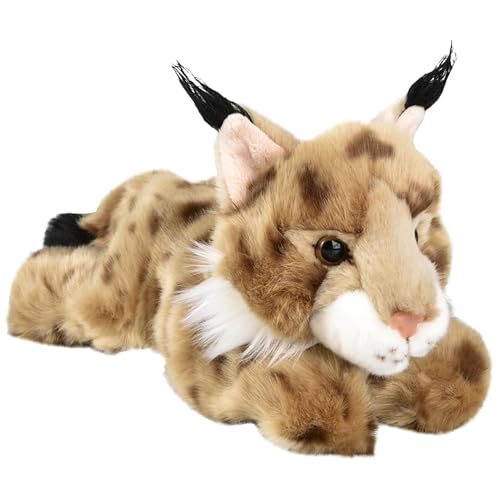 Forest & Twelfth 24,1 cm Luchs legender Stofftier, lebensechtes weiches Plüschtier zum Kuscheln, Schlafen, Spielen, kuscheliges Plüschtier zum Schlafen, Heimdekoration, kuscheliges Geschenk für Kinder von Forest & Twelfth