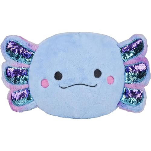 Forest & Twelfth Niedliches Axolotl Plush - samtig weiches Stofftier Plüsch - Wassersalamander Plüschkissen - bequem, leicht, lebendig für Kinder und Erwachsene - Tolles Geschenk (Blau) von Forest & Twelfth