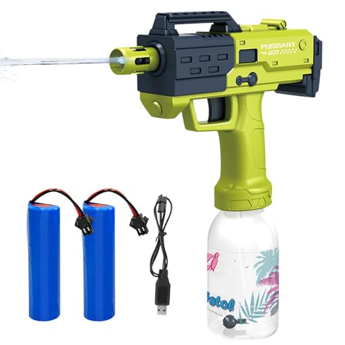 Wasserpistole Elektrisch für Kinder, Elektrische Wasserpistole, Große Kapazität Automatische Wasserpistole, 300CC Automatische Spritzpistolen, Sommer Spielzeug für Pool Strand von Foreverup