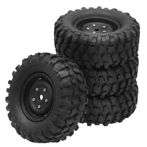 1,9 Zoll RC -Crawler -Reifen und Felgen, die mit 1 10 -Skala -RC -Autos 95 -mm -Weichgummi -Profile mit tiefen Laschen 12 -mm -Hex -Rädern eingestellt sind von ForgeCore