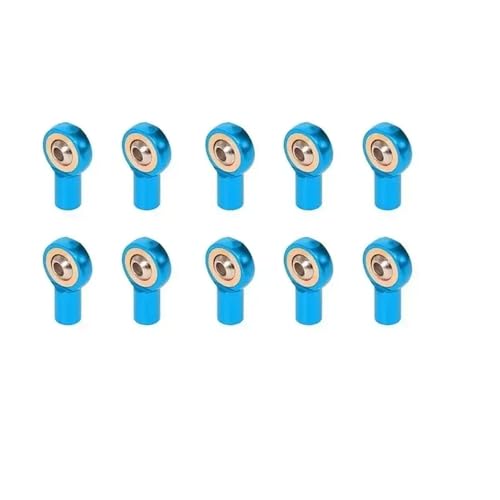 10pcs M2 5 Verbindungsstabgelenkkugel Endkopfhalter kompatibel mit RC -Models Cars Boote Flugzeuge Lastwagen(Blue) von ForgeCore