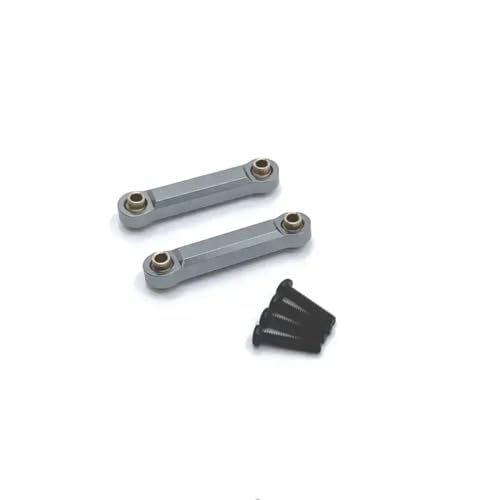 14301 14302 RC -Autolenkerteile Metall Upgrade vorne Fixed Pull kompatibel mit 1 14 -Skalen -RC -Modellen(Light Grey) von ForgeCore