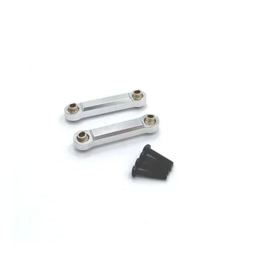 14301 14302 RC -Autolenkerteile Metall Upgrade vorne Fixed Pull kompatibel mit 1 14 -Skalen -RC -Modellen(Silver) von ForgeCore