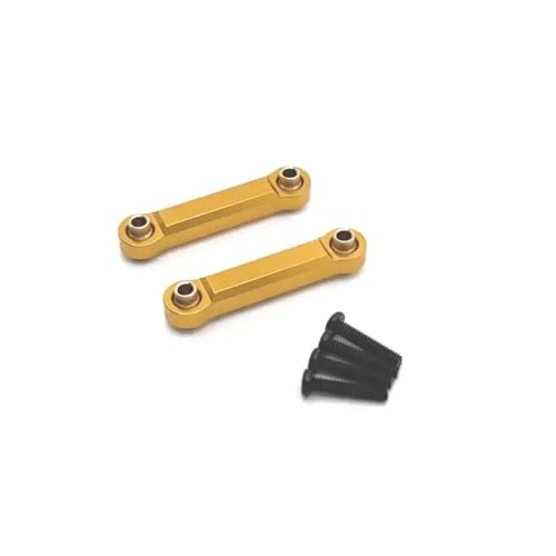 14301 14302 RC -Autolenkerteile Metall Upgrade vorne Fixed Pull kompatibel mit 1 14 -Skalen -RC -Modellen(Yellow) von ForgeCore