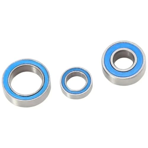 20pcs Gummiversiegelungskugellager kompatibel mit TT01 TT01E TT01D TT02B RC -Auto -Modelle Ersatzteile für Hobby -Fahrzeuge von ForgeCore