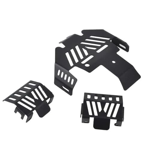 3 -teiliges Edelstahl -Unterbodenschutz, kompatibel mit TRXS G500 K5 RC -Fahrzeuge Schleuderplatte für Crawler -LKWs(Black) von ForgeCore