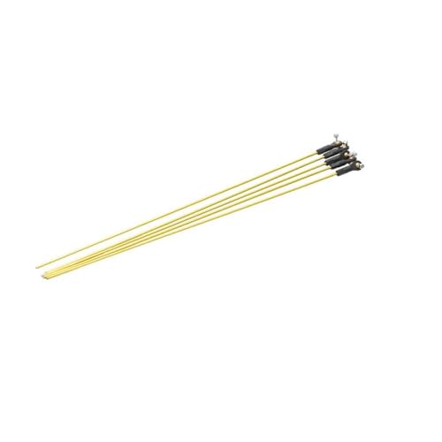 5pcs M2 Pull -Stange Pushrod 2 mm Servo -Bindung mit Kugel Endgelenks Schraubenmuttern Ersatzteile für DIY RC Model Car Boat Helicopter kompatibel mit Standard Servos(Length 27cm) von ForgeCore