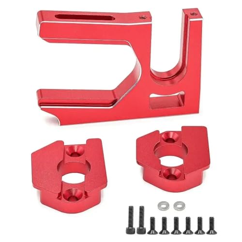 Differential -Upgrade -Teil von Aluminium -Motormotoren für 1 8 -Skala -RC -Autos kompatibel mit ARA320468 ARA320469 Modelle Mojave Verbrechen(Red) von ForgeCore