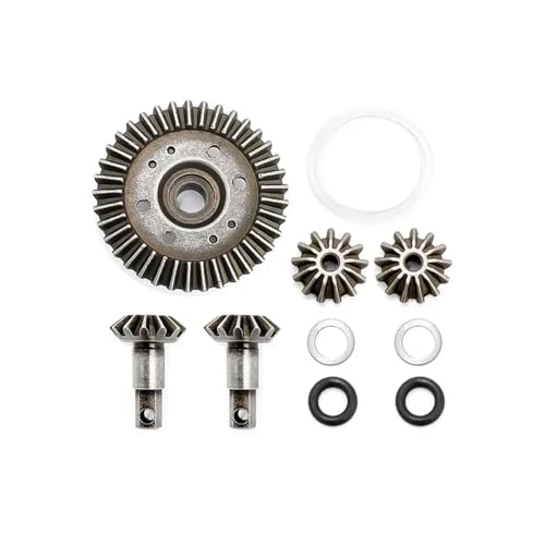 Differentialgetriebe Set kompatibel mit 1 10 -Skala -RC -Auto -Differentialstahlantriebsgetriebe für Big S Raimo Huanqi 1 10 727 HQ727 Modelle(9) von ForgeCore
