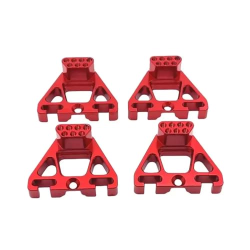 ForgeCore 1/10 YK4106 YK4107 RC -Auto -Aluminium -Stoßdämpferhalterungsklamm(Red) von ForgeCore