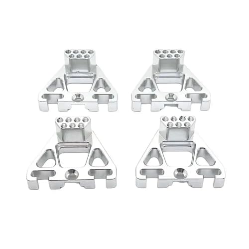 ForgeCore 1/10 YK4106 YK4107 RC -Auto -Aluminium -Stoßdämpferhalterungsklamm(Silver) von ForgeCore