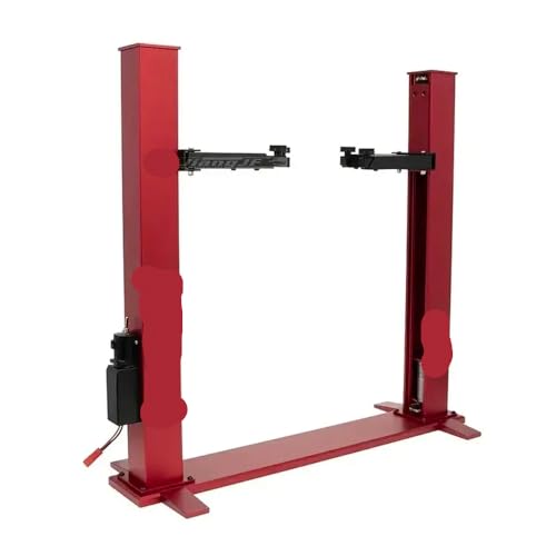 ForgeCore 1 10 1 8 Skala RC -Garagen -Display -Auftrieb mit Doppelmotor -Gantry für Modellfahrzeugszenen, die mit verschiedenen Garagenserien kompatibel sind(Red) von ForgeCore