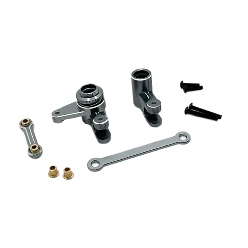 ForgeCore 10208 Metalllenker -Lenkungsbaugruppe Upgrade -Teile für 1 10 -Skala -RC -Autos kompatibel mit verschiedenen Modellen(Gray) von ForgeCore