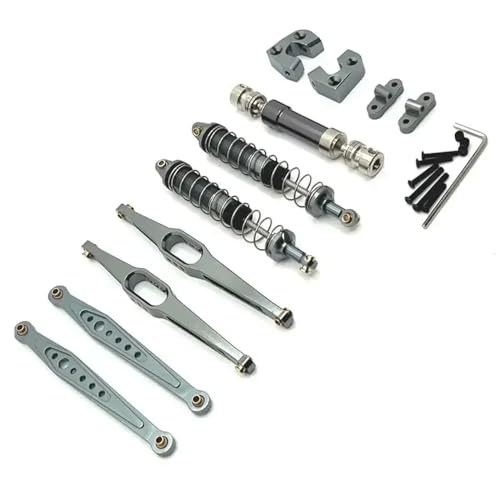 ForgeCore 124006 12423 12427 12428 12429 Metall Upgrade kompatibel mit RC -Automodellen Aftermarket -Austausch(Light Grey) von ForgeCore