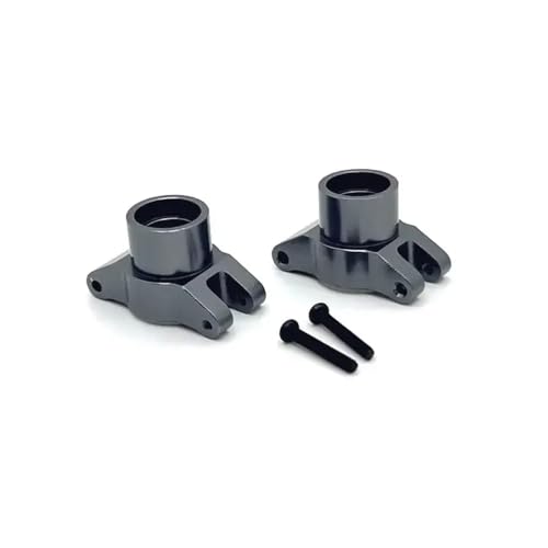 ForgeCore 20pcs C8811 RC 1 20 Metallersatzteile kompatibel mit Fernbedienungsauto Hinterrad -Hub -Komponenten(Dark Grey) von ForgeCore