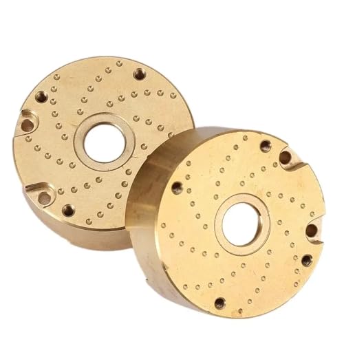 ForgeCore 2pcs Achse Türen Messingbalken Gewicht für 1 10 Skala RC Crawler kompatibel mit dem Portal Drive Housing von ForgeCore