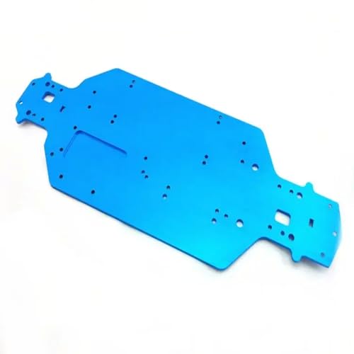 ForgeCore 3 mm Dicke Aluminium -Metall -Chassis -Upgrade -Teile 03001 03602 kompatibel mit 1 10 Skala Flying Fish Model 94103 94123 kompatibel(Blue) von ForgeCore