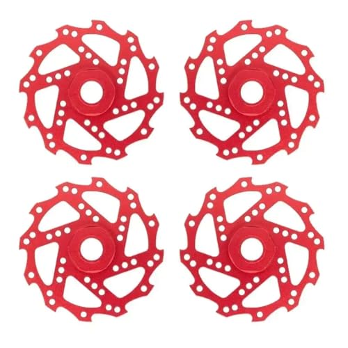 ForgeCore 4pcs 17mm Hex Hub -Adapter -Radscheibenscheibenscheiben -Metallteile mit 1/7 1/8 RC -Automodellen ähnlich wie unbegrenzter Verbrechen(Red) von ForgeCore