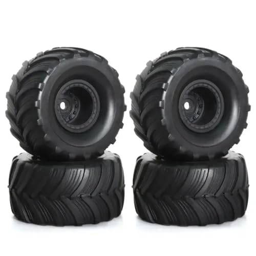 ForgeCore 4pcs 52mm 1. 0 Radreifen eingestellt mit 1/18 1/24 Skala RC Crawler Cars passt auf SCX24 AX24 und ähnliche Modelle Werden Ersatzteile aufbauen(Black) von ForgeCore
