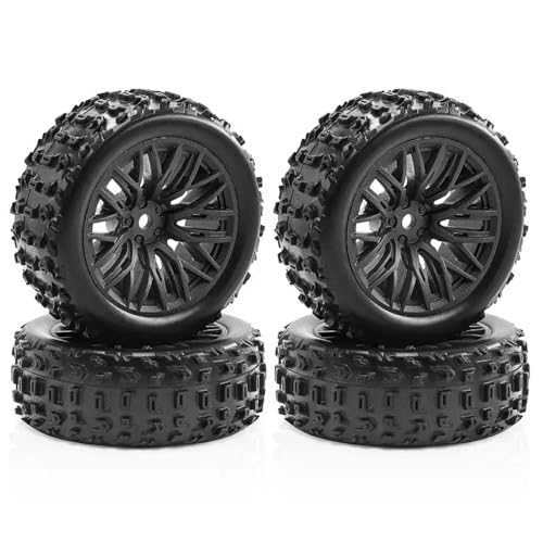 ForgeCore 4pcs 69mm Gummireifen mit 12 mm Sechsten(Black) von ForgeCore