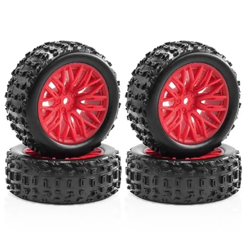 ForgeCore 4pcs 69mm Gummireifen mit 12 mm Sechsten(Red) von ForgeCore