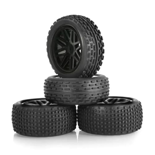 ForgeCore 4pcs 86mm Reifen Radreifen kompatibel mit 144001 124019 104001 RC -Autos passt 1/10 1/12 1/14 Skalierende Road Buggy Upgrade Teile von ForgeCore