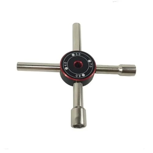 ForgeCore Hexagonales Socket -Werkzeug für RC -Modellbaugruppe 4.0 5,5 7,0 8,0 mm Stahlvergleich mit verschiedenen Marken(Red) von ForgeCore