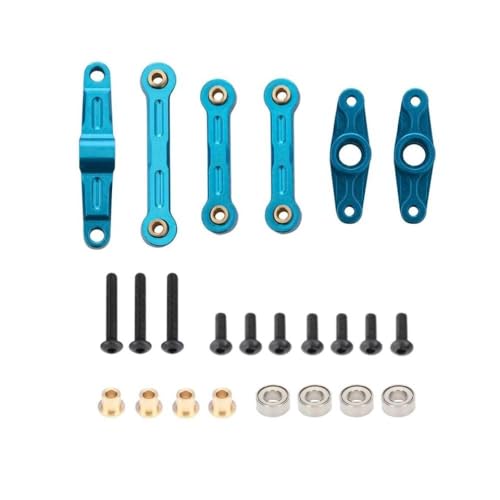 ForgeCore Kompatible Aluminiumkugellager-Lenkverbindung für 1/10 RC-Drift-Autos passt an TT02 TT-02 TT-02D-Modelle(Blue) von ForgeCore